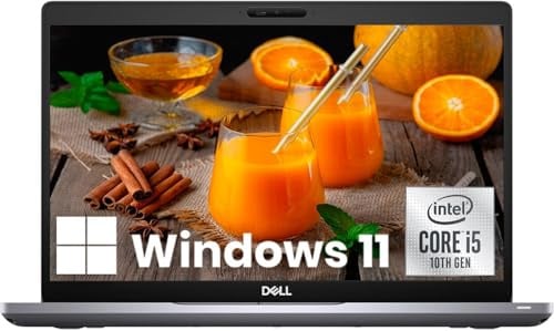 Dell Latitude 5410 Laptop, 14 Zoll FHD (1920 x 1080) PC, Intel Core i5-10210U, 32 GB RAM, 512 GB SSD, Thunderbolt, HDMI, QWERTY US Tastatur, Win11 Pro (neu)