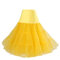Boolavard® 50er Jahre Retro Reifrock Petticoat für Wedding & Bridal in Gelb (XS-M)