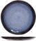 Cosy & Trendy 8642027 – Teller Geschirr seitlich, Oval, Schwarz, Blau, Weiß, 27 cm, 778 G, 1 Stück (S)