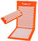 MOVIT® Akupressurmatte, Modell »ZHIYA« (130x50x2,5cm) inkl. Kissen, schadstoffgeprüft, Bezug 100% Baumwolle, orange, Massagematte