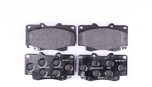 HELLA 8DB 355 020-811 Bremsbeläge - mit akustischer Verschleißwarnung | Kompatibel mit: TOYOTA FORTUNER, HILUX VII Pick-up