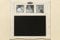 BOLTZE Memotafel Memoboard Amelie Shabby mit 3-Fach Bilderrahmen Schreibtafel aus Holz Creme