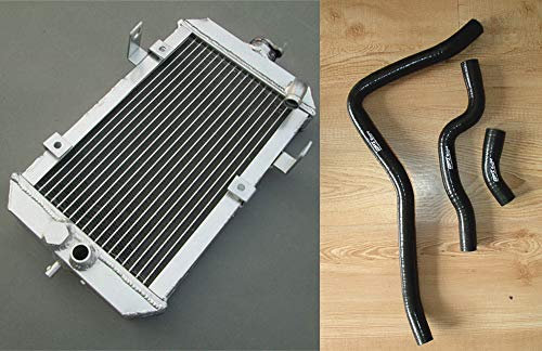 Radiador de aluminio + manguera negra para ATV Raptor 660 YFM660R 2002-2005 02 03 04