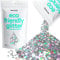 Hemway Eco Friendly Biodegradable Glitter - Silver Holographic | Super Chunky Plant-Based Metallic Flakes for Arts & Resin Crafts | Bio Supplies for Festival, Hair, Face, Body & Nail Art | 100 g