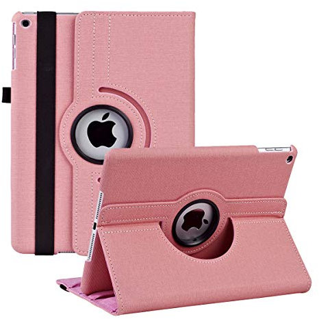 Custodia rotante per iPad di 9a generazione (2021), iPad 8a generazione (2020), iPad 7a generazione (2019), custodia protettiva per iPad con rotazione a 360 gradi da 10,2 pollici, con funzione auto