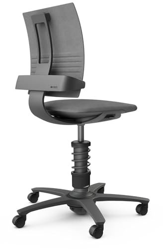 aeris 3Dee ergonomischer Bürostuhl – Schreibtischstuhl mit einzigartiger Rückenlehne – Bürostuhl ohne Armlehne – Drehstuhl, stufenlos höhenverstellbar 42-56 cm