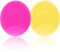 Baby Bath Brush, Baby Cradle Cap Brush, Silicone Massage Brush, Silicone Scrubbers Exfoliator Brush, Baby Skin Scrubbers Essential for Dry Skin, Cradle Cap and Eczema 2 Pack (Small-Yellow&Red)