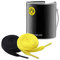 BVB Zauberglas Tasse + 2 Paar Fan-Schnürsenkel