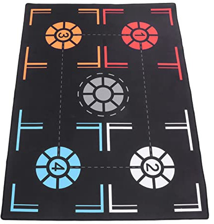 Alomejor Basketball Training Mat, Non Slip Regular Training System Blanket, Dribble Silent Sports Auxiliary Props for Home Kids