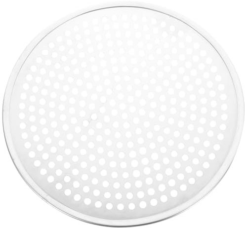 UPKOCH 12in Aluminium Alloy Pizza Baking Pan with Holes, Nonstick Pizza Tray for Household Oven Baking Crispy Crusts, Delicious Homemade Pizzas