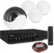 Power Dynamics 2-Zone Multi Room Ceiling Speaker System with Bluetooth - AD420B Amplifier, 4x NCSS8 8-Inch Speakers & Speaker Cable for Home Audio Installation