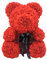 Ours en, 25cm Ours Nounours en Ours en Ours Fleur, Ours Eternelle Cadeaux pour La Saint Valentin, Anniversaire, Mariage De Femmes