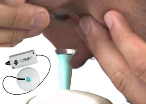 See-Green® Light Guided Scleral & Hybrid Lens Inserter & Remover System - Two Hands Eyelid Spread, Green Light Centering, Bubble Prevention, Anxiety Reduction
