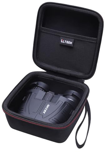 LTGEM Hartschalenkoffer für Occer 12 x 25 Kompakt-Fernglas – Reise-Schutz-Tragetasche