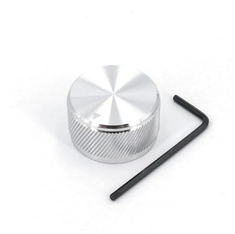 Solid Aluminum Alloy 30 x 17mm Volume Rotary Control 6mm Dia Potentiometer Cap Knob BIANMTSW(Oro)