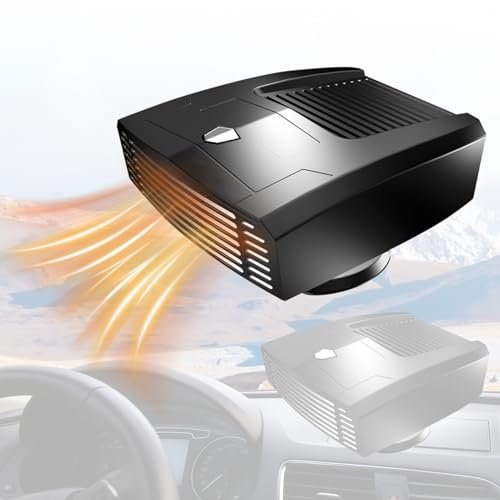 VidFair Portable Car Heater,12V 150W Portable Car Heater with Heating and Cooling 2 in 1 Modes for Fast Heating Defrost Defogger,Automobile Windscreen Fan in Cigarette Lighter Best Gift For Winter