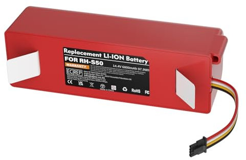 14.4V 6800mAh Akku für Xiaomi S5 S50 S5 Max S6 S7 S6 Max Li-Ion Ersatzakku für Xiaomi Mijia Mijia 1.und 2.Generation Roboter Staubsauger Akku