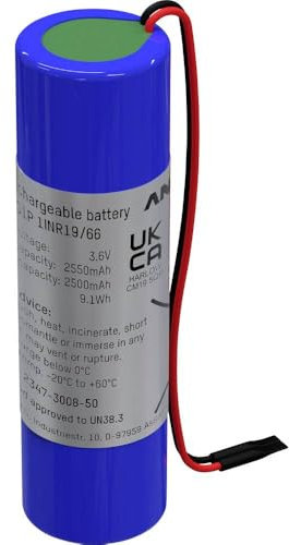 Ansmann Spezial-Akku 18650 Kabel Li-Ion 3.6 V 2550 mAh
