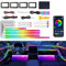 Auto LED Innenbeleuchtung,6M 18 in 1 RGB Auto LED Umgebungslicht,Led Atmosphäre Licht Auto mit APP Steuerung und Fernbedienung,Led Auto Innenraumbeleuchtung,Auto Atmosphärenlicht