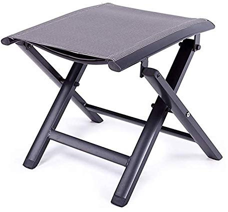 Klapphocker, Hocker Aluminium Klapphocker Ndash; Klappstuhl Geeignet Für Camping, Garten, Terrasse Oder Balkon,Grau