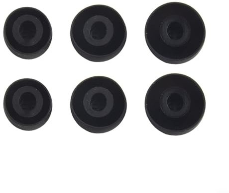 ZYNCUE Silicone Earbud Tips For Huawei FreeBuds 5I Earphones Earplugs, Silicone Ear Covers Replacement Earphone Tips Earbud Cap(Black)