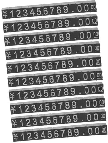 Cabilock 10sätze Preisschilder Für Schmuck Würfel Preisblöcke Tags Klare Preisanzeige Für Uhren Ringe Halsketten Einfach Zu Reinigen Und Handzuhaben