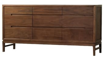 Schränke 140cm Nussbaum Möbel Kommode, Geeignet für Küche Buffet Restaurant Kommode