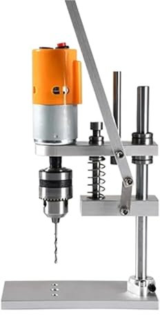 YQVEOT Bench Drill, Benchtop Drill Press High Precision PCB Drilling Machine Woodworking Drilling Home DIY Desktop Mini Drill For Wooden Jade(Group 2)