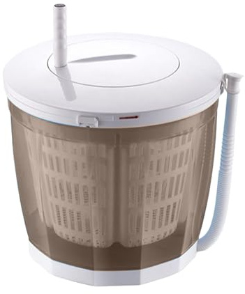 Arandela manual portátil miniatura dispositivo de lavado a mano para viajeros Lavadora de un solo mango manual giratorio de lavandería