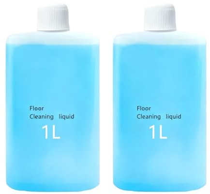 2PCS 1L Multi-Surface Floor Cleaning Solution, Streak-Free Formula For Robot Mop, Compatible With Roborock G20 P10 G10 T7S Series, All Floors Safe