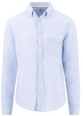 FYNCH-HATTON Hemd aus Leinen mit Button-Down-Kragen und Brusttasche new Breeze / 4XL