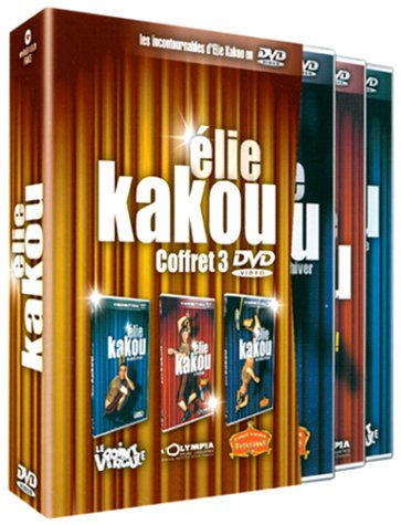 Coffret Elie Kakou 3 DVD : Au point virgule / A l'Olympia déjà ! / Au cirque d'hiver