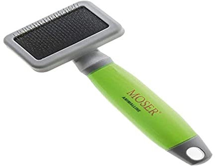 Moser 2999-7055 Kleine Zupfbürste, grün