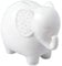 Pearhead Ceramic Elephant Bank, Gender-Neutral Baby Boy or Baby Girl Nursery Décor, Money Bank, Baby Keepsake, White