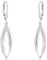 SOFIA MILANI - Damen Ohrringe 925 Silber - mit Zirkonia Steinen - Oval Ohrhänger - 20564