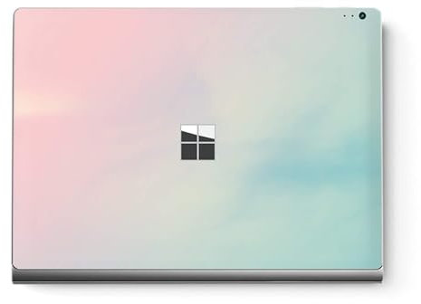 Microsoft Surface Skin Green Laptop Skin Cut logo Surface Book 2 Top Stickers (surface book 2 15)