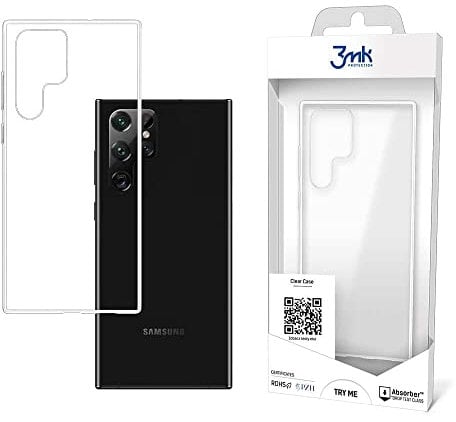 3mk Klarsichthülle / transparente Samsung S22 Ultra / Samsung Case / Soft and Robust | Soft Case/Compatible with Samsung S22 Ultra
