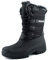 Knixmax Stivali da Neve Stivali Invernali Foderati in Pelliccia Suole Impermeabili Scarpe Calde Stringati Donna Nero 41EU