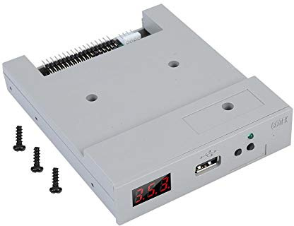 USB-Diskettenemulator, 1M44-U100 3,5 Zoll 1,44 MB USB-SSD-Diskettenlaufwerk-Emulator Plug & Play,integrierter Speicher zum Umschalten von Daten und Konvertierung Geeignet für industrielle Steuerge