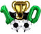 DIWULI Fussball Geburtstag 10 Jahre - Fussball Luftballons