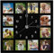 Personalisierte Foto Wanduhr, Personalisierte Quadratische Uhr mit Foto Text, Benutzerdefiniert Wanduhren mit Foto zum Küche Schlafzimmer Wohnzimmer, Jahrestag Geburtstag Hochzeits Dekorative Geschenk