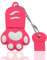 Chiavetta USB 64GB, Pendrive USB 2.0 64GB Flash Drive Cute Cartoon Cat Paw Portatile Memory Stick USB per PC, Laptop, (Rosa)