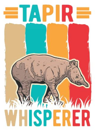 Tapir Tagesplaner: Tapir Whisperer / Kalender 2023 & 2024 / Wochenplaner Tagesplaner Planer / Planungsbuch To-Do-Liste / 6x9 Zoll / 100 ausfüllbare Seiten