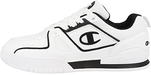 Champion 3 Point Low Herren Sneaker S21882-CHA-WW001 weiß/schwarz, Schuhgröße:45 EU