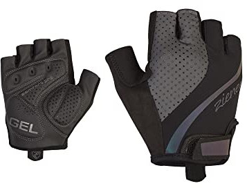 Ziener Damen CAERSTIN Fahrrad/Mountainbike/Radsport-Handschuhe | Kurzfinger - atmungsaktiv,dämpfend, Black, 6