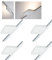 4er Set - Paulmann URail Spot Uplight Case 16W Weiß 230V Metall