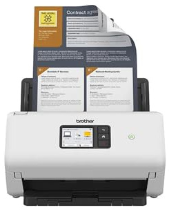Brother ADS-4500W Scanner ADF 600 x 600 DPI A4 schwarz weiß (Brother - Dokumentscanner - Desktopmod)