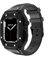 SCHIK Para Apple Watch Band Case Series 8 45MM 44MM 42MM Modification Mod Strap Kit Metal Frame Correa para Iwatch 7 6 5 4 SE Series Mod Strap Case (Color: Negro, Tamaño: 42 mm)