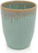 Mea-Living STONEWARE Becher türkis, handgemachtes Steingut, 280 ml, wunderschönes handmade Geschirr