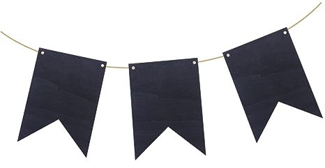 16 Stück Holz Kreidetafel Banner Diy Tafel Hänge Dekoration Party Feste Beschriftbar